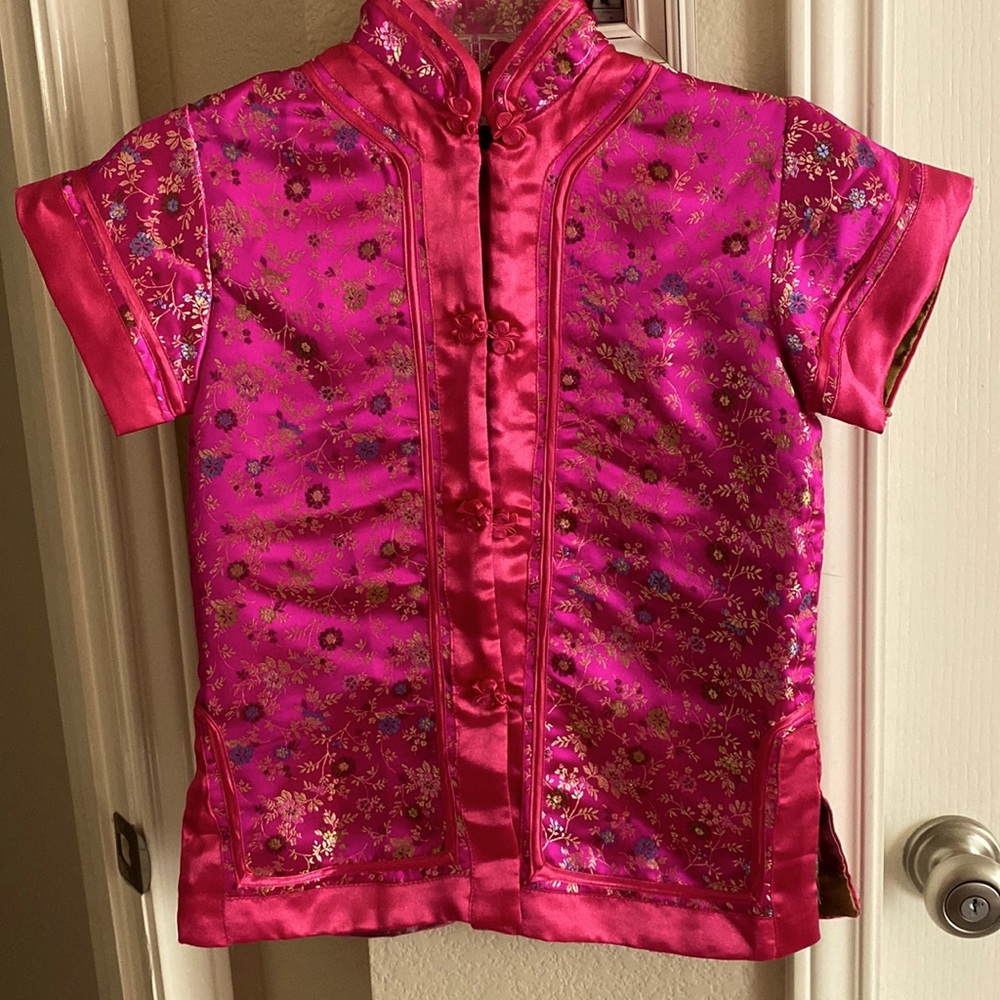 Chinese girls’ pant and shirt